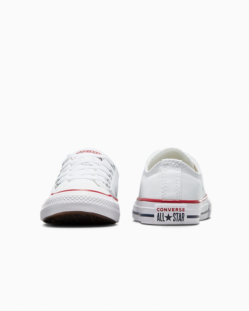 Tenis Converse Chuck Taylor All Star Classicos Cano Baixo Menino Branco | PT M03850T